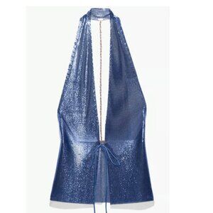 Savage X Fenty Chain/Mesh Plunge Top